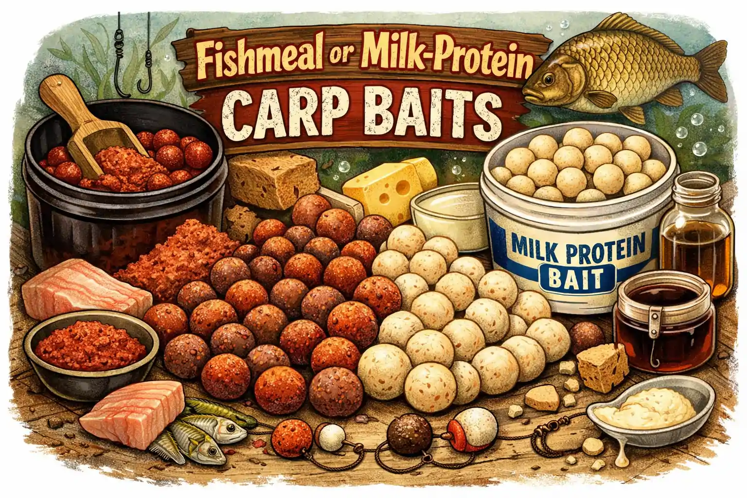 Do Carp Prefer Fishmeal or Milk-Protein Baits in Winter?
