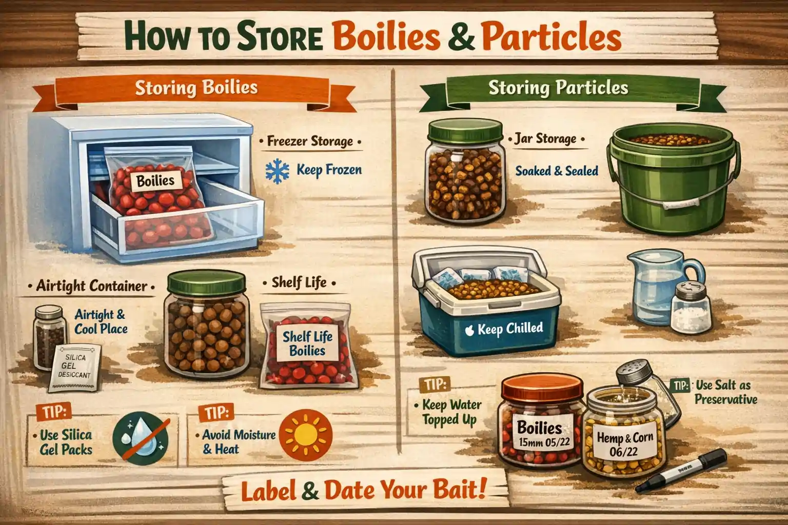 Carp Fishing Particles