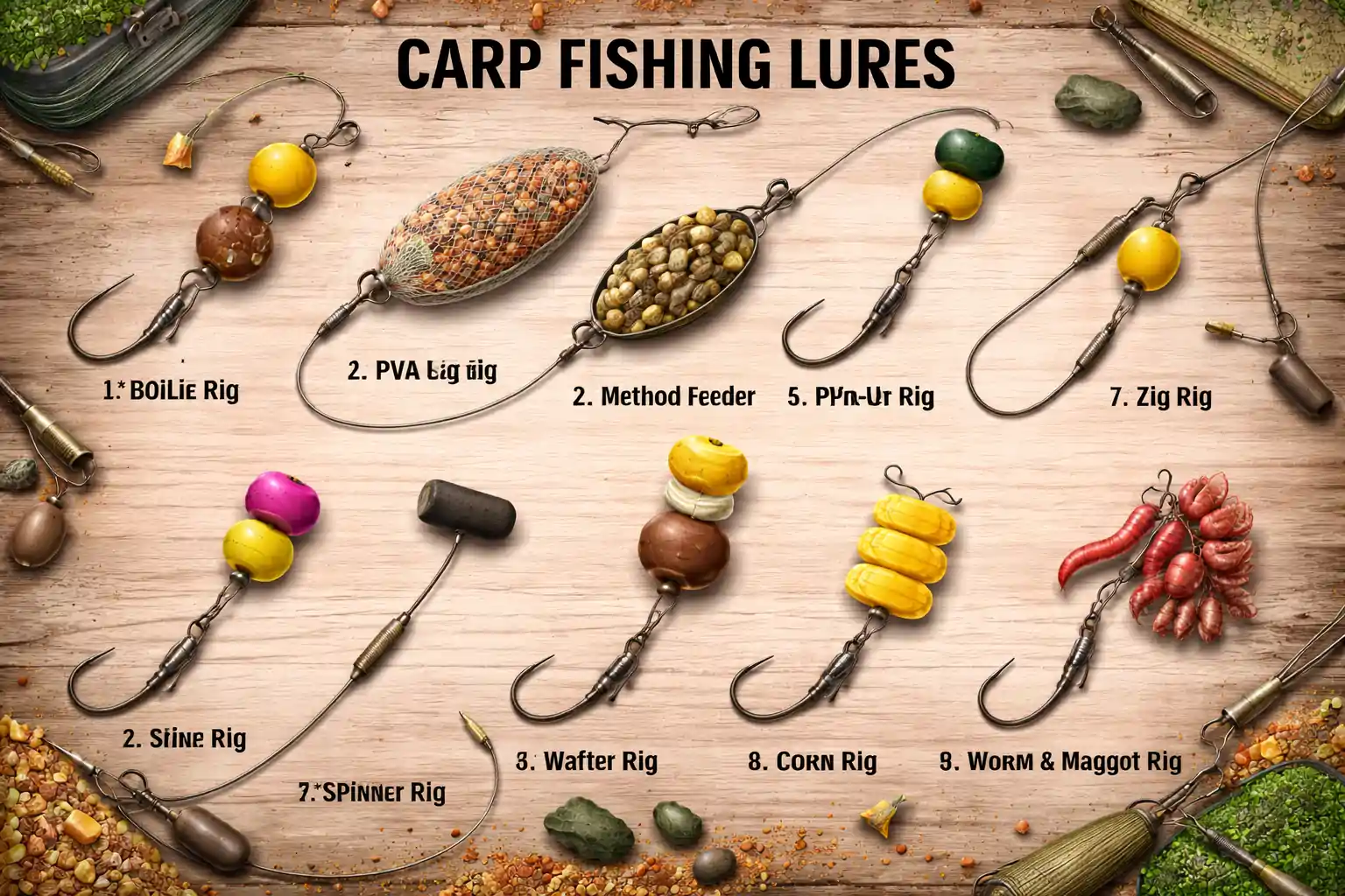 Can you catch carp on lures in UK lakes?